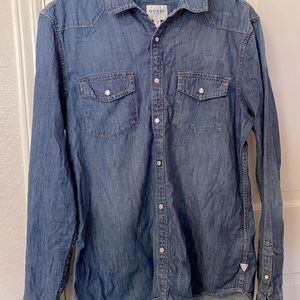 Guess Jean Button Up Long Sleeve